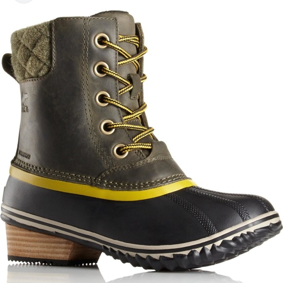Sorel Slimpack II Lace Up Duck Boot 8 Fisherman Gorpcore Waterproof Snow Rain - Picture 1 of 10